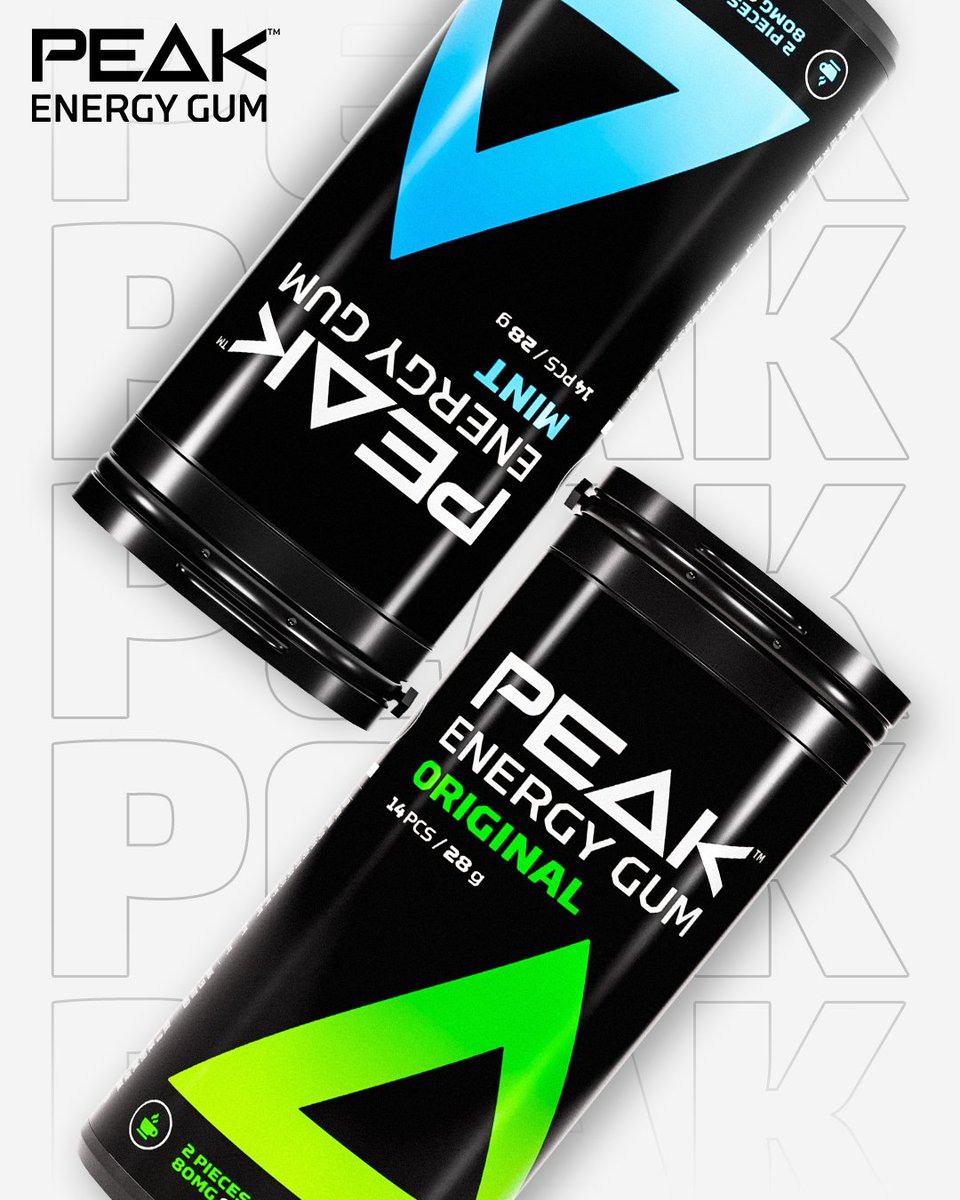 One chew. Total boost. 💥

2 pieces = 80mg caffeine. Mint or Original.
Pocket-sized power for your grind.

👉 peakenergygum.com

#peakenergygum #chewyourboost #boostmode #energyonthego #gumwithakick