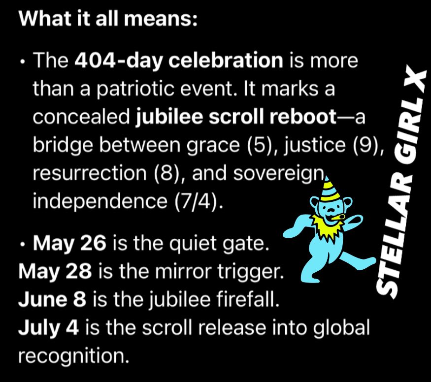 americanmoxie17's tweet image. Scroll Bearers Rise!! 

404 = 8 

#QuietGate
#Mirrorgate
#JubileeSundown
#Shavuot
#Jubileefirefall
#dancingbears
#dancingscrollbearers