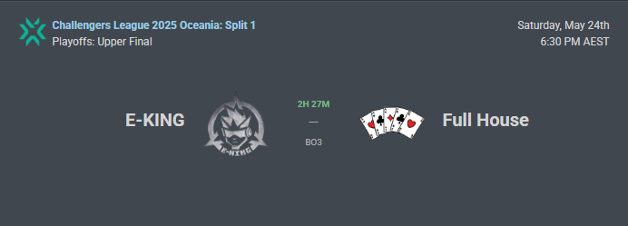 Game day vs <a href="/BONKERSOCE/">E-KING</a> 😈