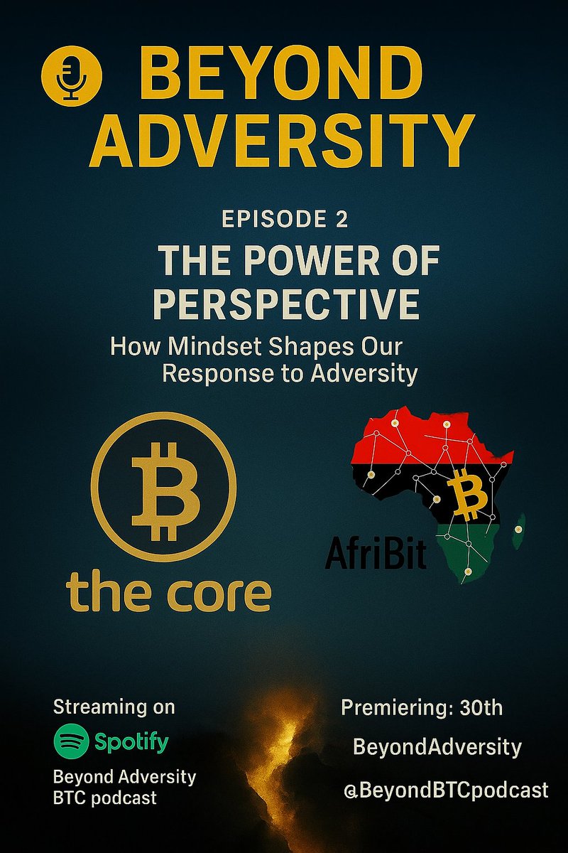 Adversity to Advocacy: How Bitcoin Education is Powering Diverse Communities. Don’t miss our next episode on breaking barriers, building knowledge, and reaching everyone.  #FinancialFreedom #DiversityInCrypto <a href="/b_adversity/">Beyond Adversity BTC Podcast</a> <a href="/thecore21m/">The Core - Bitcoin Education</a> <a href="/AfribitKibera/">AFRIBIT KIBERA</a> <a href="/alfonce_ouma/">alfonce Ouma</a> <a href="/afribitcoiners/">African Bitcoiners ⚡</a>