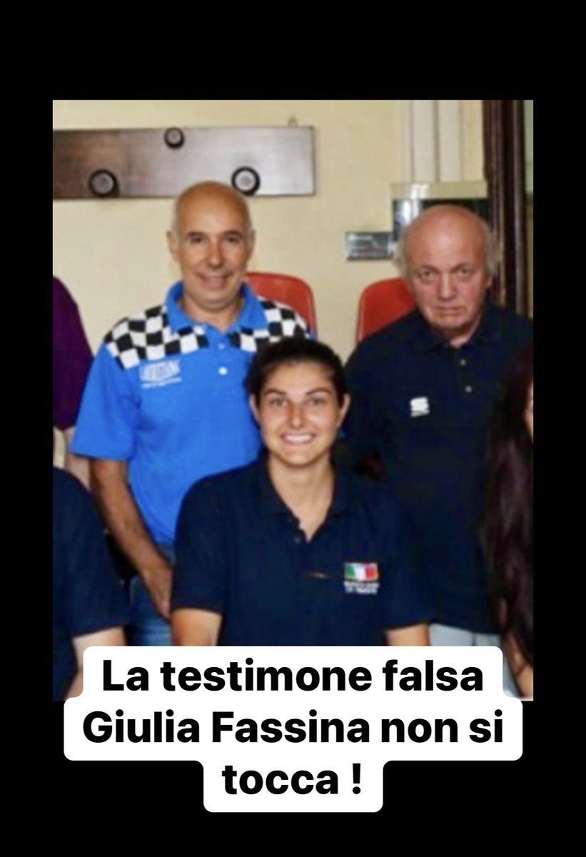 BabbodiGiovann1's tweet image. #Digos LA TESTIMONE FALSA GIULIA FASSINA NON SI TOCCA ! La giudice di gara della federciclismo, la testimone falsa Giulia Fassina, che nel video dell’evento mortale di mio Figlio Giovanni (mai periziato dalla procura della repubblica di Alessandria nonostante la disponibilità…