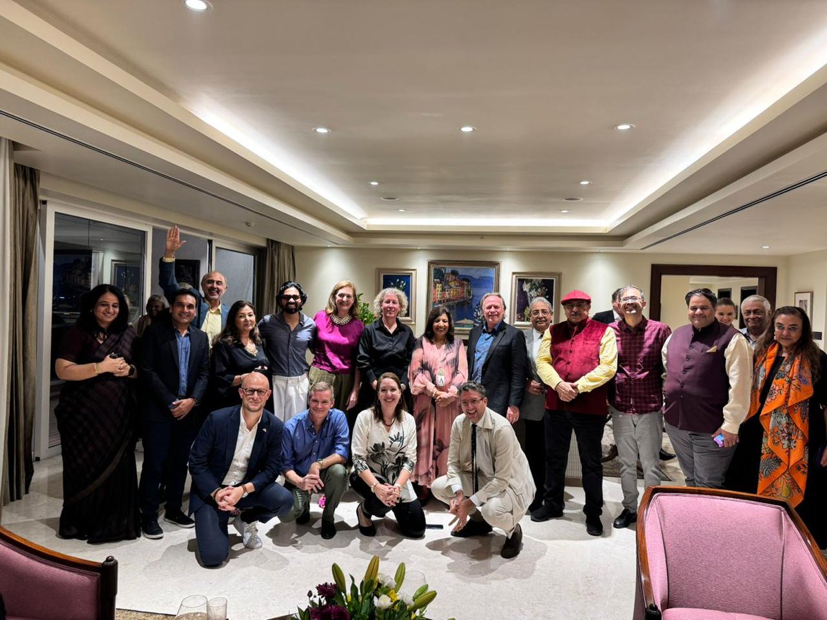 Philip Green OAM (@aushcindia) on Twitter photo Kiran Mazumdar-Shaw is Australia’s apex alumna. A grad of Federation Uni, she has founded businesses that produce life-saving treatments for millions. She kindly hosted me in Bengaluru this week, with many remarkable business leaders.
Thank you <a href="/kiranshaw/">Kiran Mazumdar-Shaw</a>! Kiran Mazumdar-Shaw is Australia’s apex alumna. A grad of Federation Uni, she has founded businesses that produce life-saving treatments for millions. She kindly hosted me in Bengaluru this week, with many remarkable business leaders.
Thank you <a href="/kiranshaw/">Kiran Mazumdar-Shaw</a>!