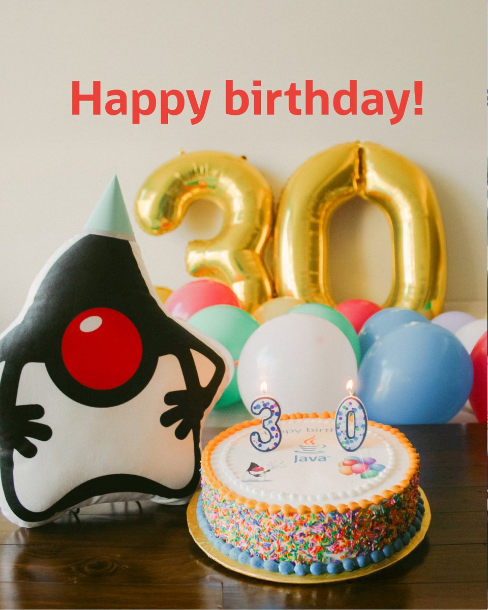 Feras_1_'s tweet image. Happy birthday, Java! Today we celebrate three decades of innovation, code, and community. #30YearsofJava