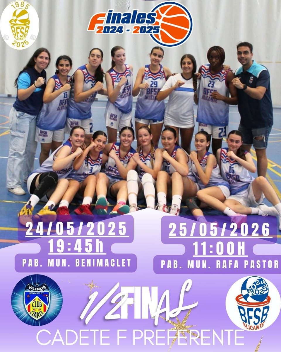 BF San Blas Alicante (@bfsb_alicante) on Twitter photo #BFSB2425 | đđđ đ đđ đđđđđđđđ <a href="/fbcv_es/">FBCV</a>
FASES FINALES đ„đ„
#BaloncestoFemenino
#CadeteBlancođ€
#CadeteAzulđ
#somosbfsbđ€đâ€ïž
#SomosSanBlas #Alicante
#40aniversarioBFSBÂ
<a href="/SumaAlicante/">Suma GestiĂłn Tributaria</a>
<a href="/dipuAlicante/">DiputaciĂłn de Alicante</a>
<a href="/ALICANTDEPORTE/">Alicante Deportes</a>
<a href="/comunitatesport/">Comunitat de l'Esport</a> #BFSB2425 | đđđ đ đđ đđđđđđđđ <a href="/fbcv_es/">FBCV</a>
FASES FINALES đ„đ„
#BaloncestoFemenino
#CadeteBlancođ€
#CadeteAzulđ
#somosbfsbđ€đâ€ïž
#SomosSanBlas #Alicante
#40aniversarioBFSBÂ
<a href="/SumaAlicante/">Suma GestiĂłn Tributaria</a>
<a href="/dipuAlicante/">DiputaciĂłn de Alicante</a>
<a href="/ALICANTDEPORTE/">Alicante Deportes</a>
<a href="/comunitatesport/">Comunitat de l'Esport</a>
