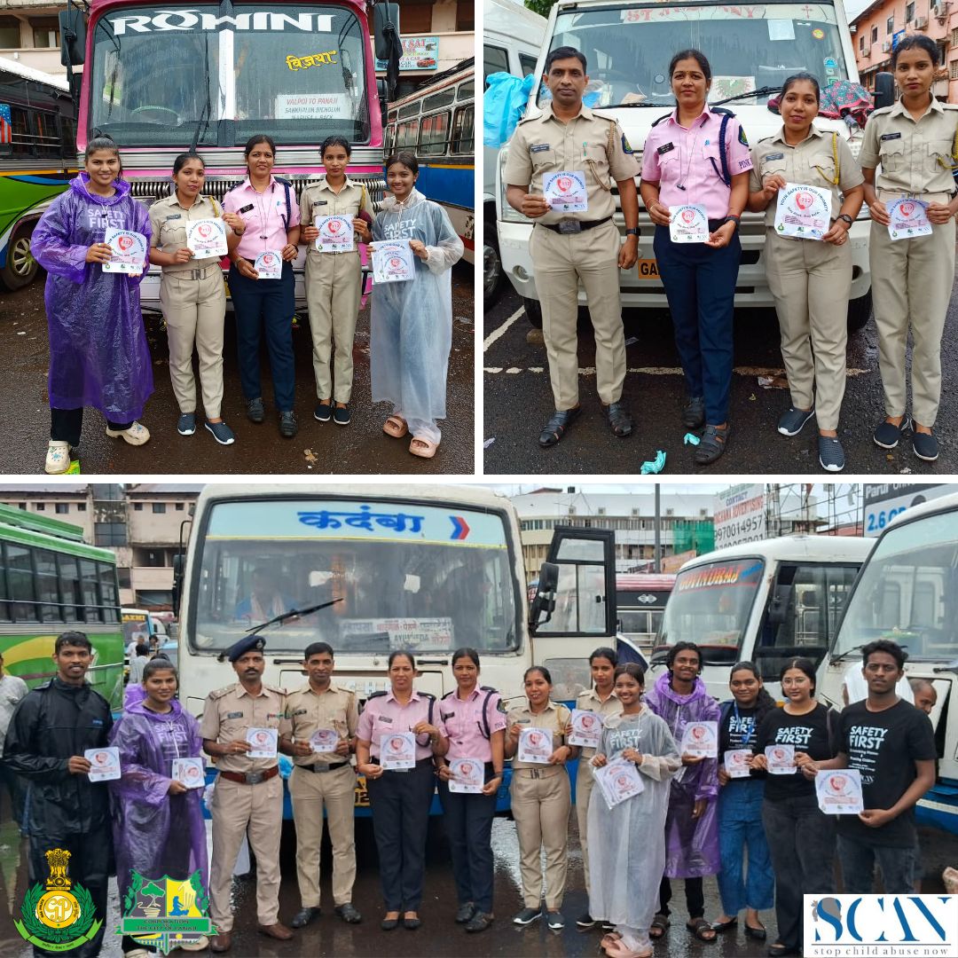 scangoa's tweet photo. Safety First: Empowering Women and Protecting Children 

Team SCAN - Goa in collaboration with the Corporation of the City of Panaji and Goa Police launched the safety first campaign in Mapusa along with SDPO Mapusa, PI Mapusa and other police officers. 
#SafetyFirst  #scangoa https://t.co/orwMrEkw7x