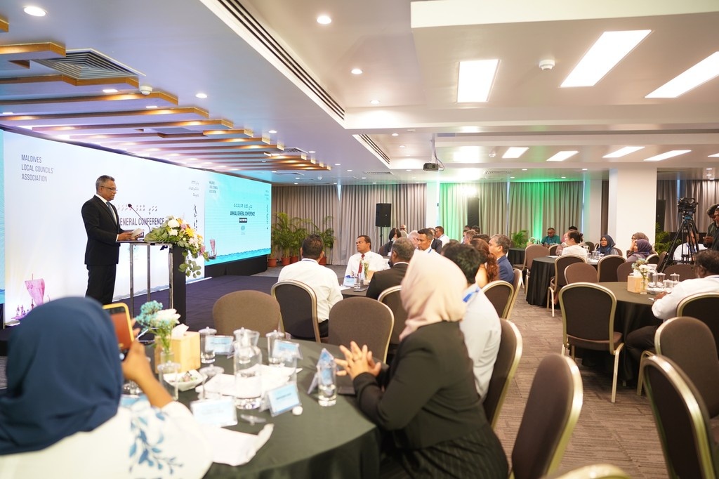 We are commencing our 3-day annual conference. The annual conference is attended by high commissioners and ambassadors of China, India, Australia, Japan, and Bangladesh. The conference is hosted by the Male City Council and attended by over 80 representatives of local councils.