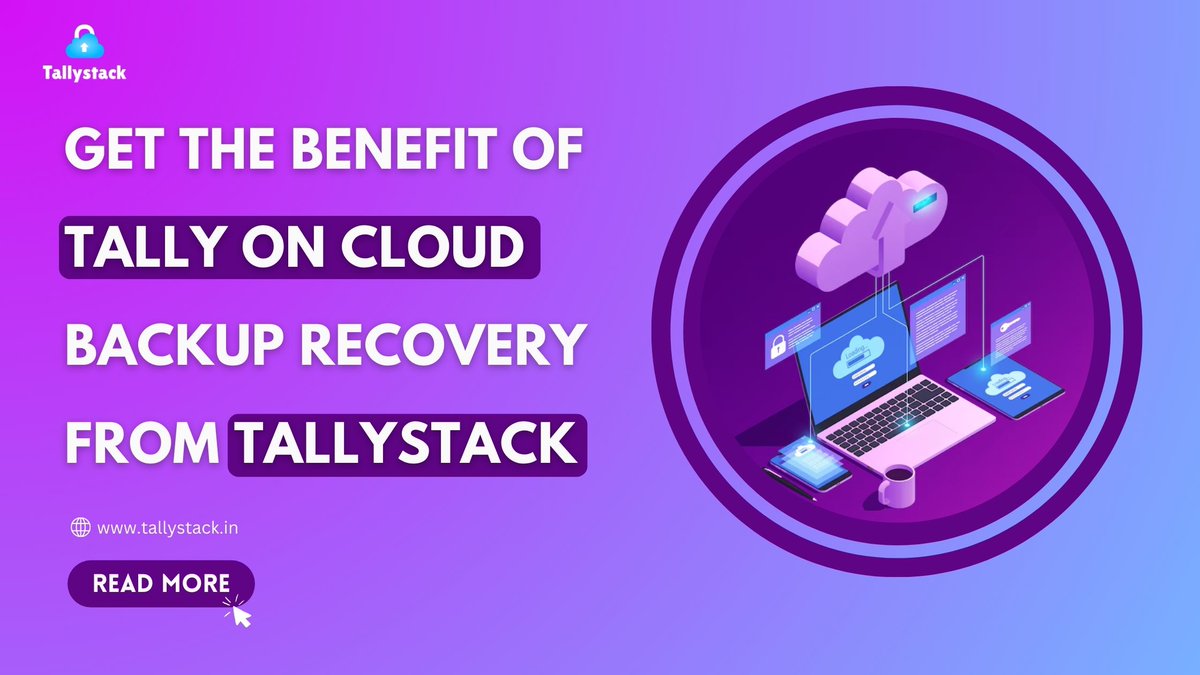 Tallystack1's tweet image. Get the Benefit Of Tally on Cloud Backup Recovery from Tallystack. What if your Tally data vanished in seconds?⚠️Tallystack Cloud Backup Recovery is the solution.🔁🔒
Read More👉tinyurl.com/45t7aycp
#tallystack #tallydata #tallydatabackup #tallydatarecover #tallyoncloud