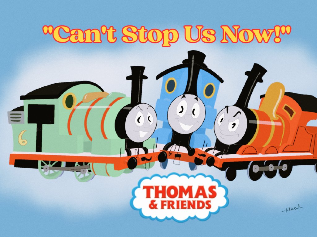 I'm sorry but if you just hate my version of Thomas, you basically just hate Looney Tunes and golden aged cartoons in general. Because that is what its basically inspired off of.