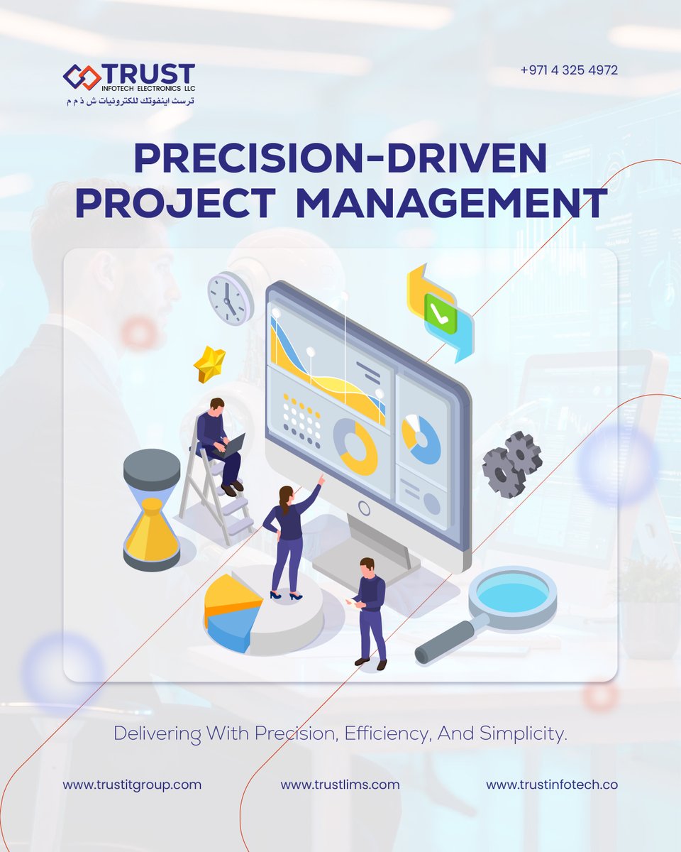 TrustInfotech's tweet photo. Precision-Driven Project Management at Trust Infotech
✨ Delivering with precision, efficiency & simplicity.
We use cutting-edge tools & expert planning to keep your projects on time & on point.
#TrustInfotech #LIMS #Automation #SmartWork #TechSolutions #Innovation #SmartLabs https://t.co/wYN82U2P3l
