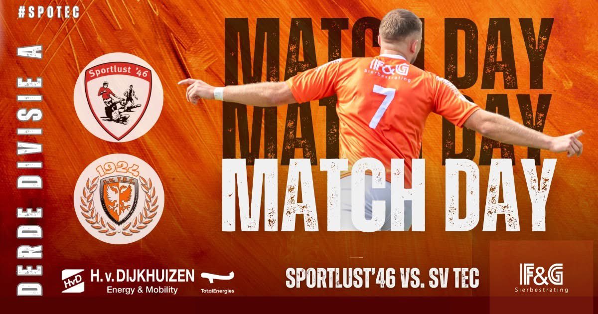 sv_TEC's tweet photo. ๐ฅ#Matchday ๐ฅ
โฝ @Sportlust ๐ TEC
๐ #DerdeDivisieA
๐๏ธ Vandaag
๐ 15:30 uur
๐๏ธ Sportpark Cromwijck Woerden
๐๏ธ aan de kassa
๐ฑ #spotec ๐ โช
๐ฆ https://t.co/fyfTmgC3uX
๐ธ @Bonnet08H Helly photography https://t.co/9LwsxrBJlh