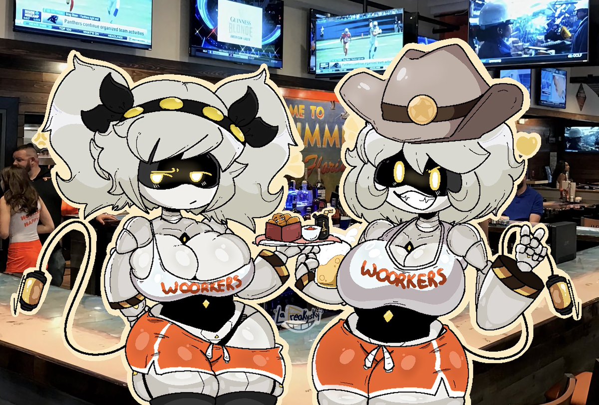 Copysky123's tweet photo. J y V TRABAJANDO EN HOOTERS!! :O🐝✨#murdedronesnsfw #murdedrones #J #V #nsfw #drawing 🔞🔥‼️ https://t.co/fXZ8OpDH4U
