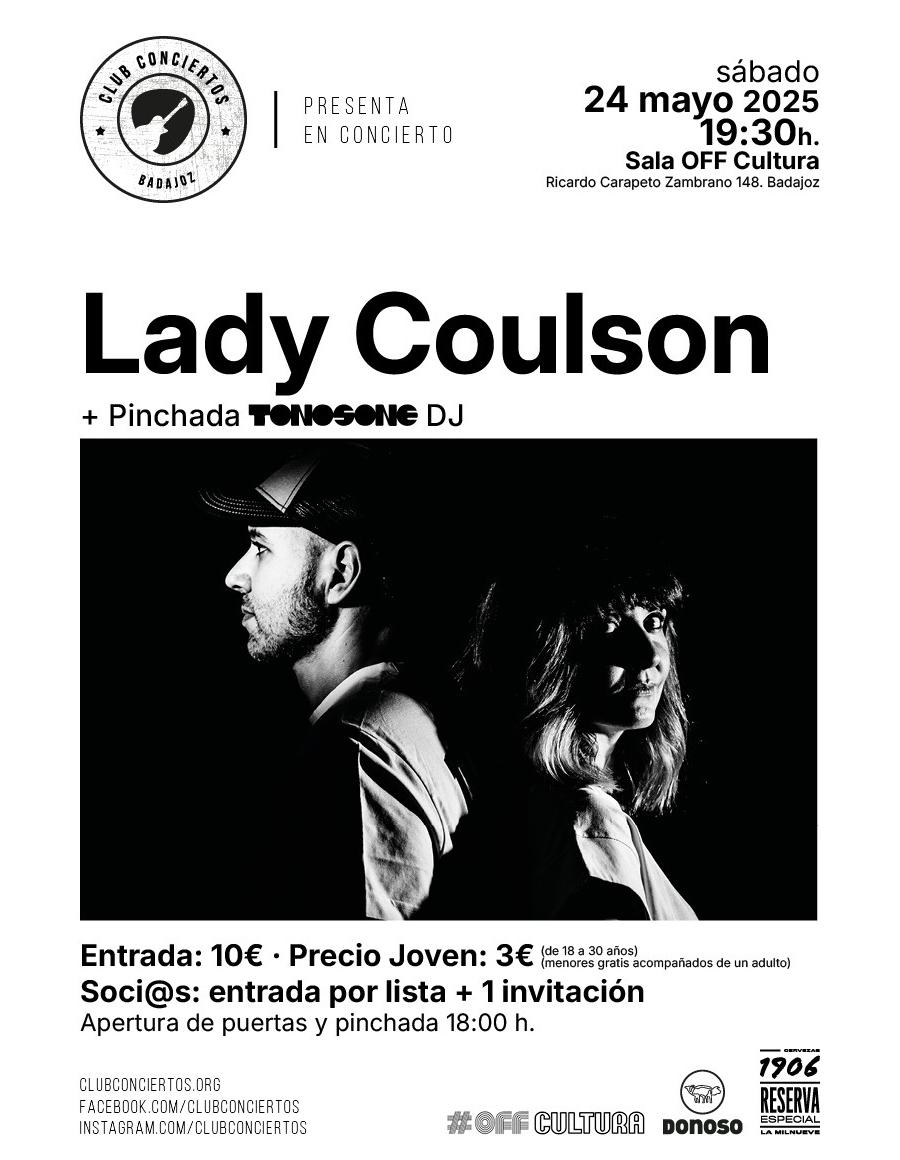Lucinda Records (@lucindarecords) on Twitter photo LADY COULSON hoy en #Badajoz #concierto #garagepunk #rockandroll <a href="/ladycoulsonband/">Lady Coulson</a> #ladycoulson #LucindaRecords LADY COULSON hoy en #Badajoz #concierto #garagepunk #rockandroll <a href="/ladycoulsonband/">Lady Coulson</a> #ladycoulson #LucindaRecords