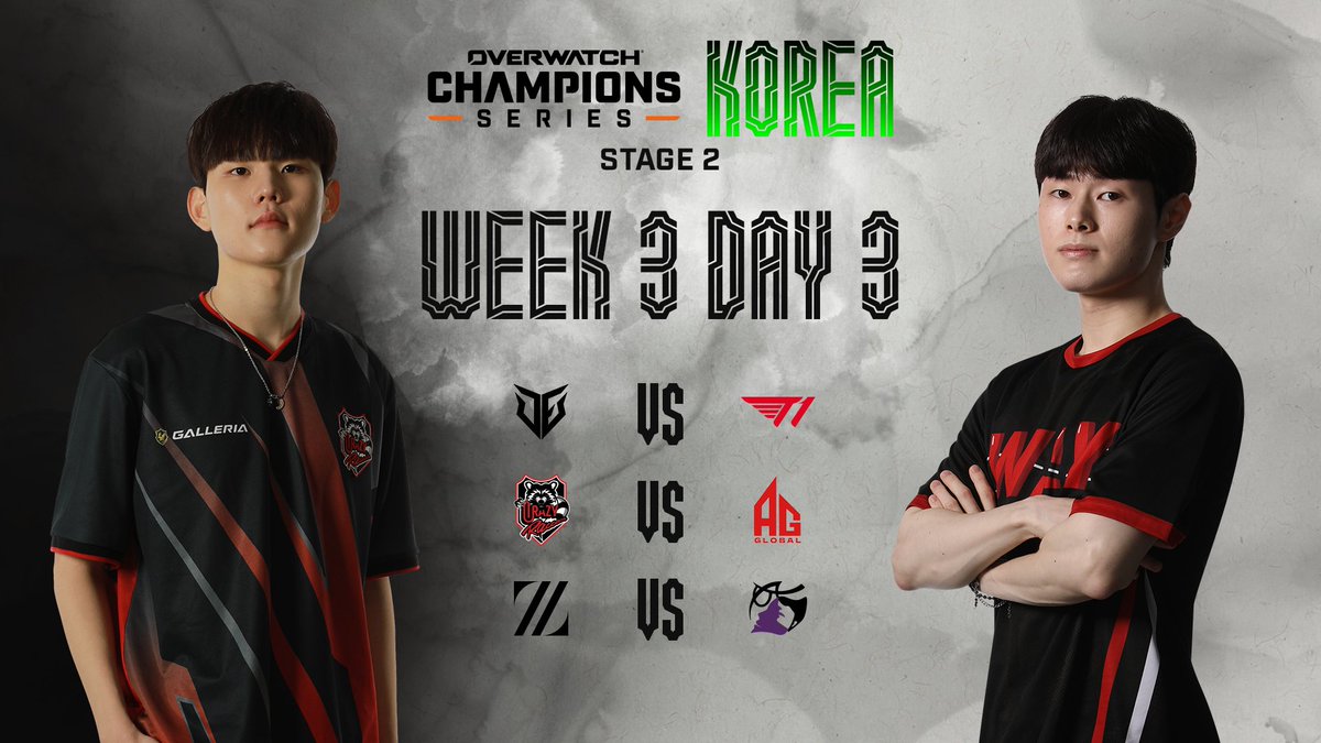 【日本語配信】OWCS KOREA 2025 Stage 2｜WEEK 3 DAY 3  

17時からOWCS KOREA Stage 2をチェック✓

<a href="/Vesta_Global/">𝗩𝗘𝗖</a> 🆚 @t1_official_gg
<a href="/crazyraccoon406/">Crazy Raccoon</a>🆚 <a href="/AGGlobalEsports/">All Gamers - AG Global</a>
<a href="/zetadivision/">ZETA DIVISION</a>🆚 <a href="/PokerFace_OW/">PokerFace</a>
 
✦配信チャンネル  
🟣twitch.tv/ow_esports_jp 
🔴youtube.com/@ow_esports_jp

🎙実況 -
