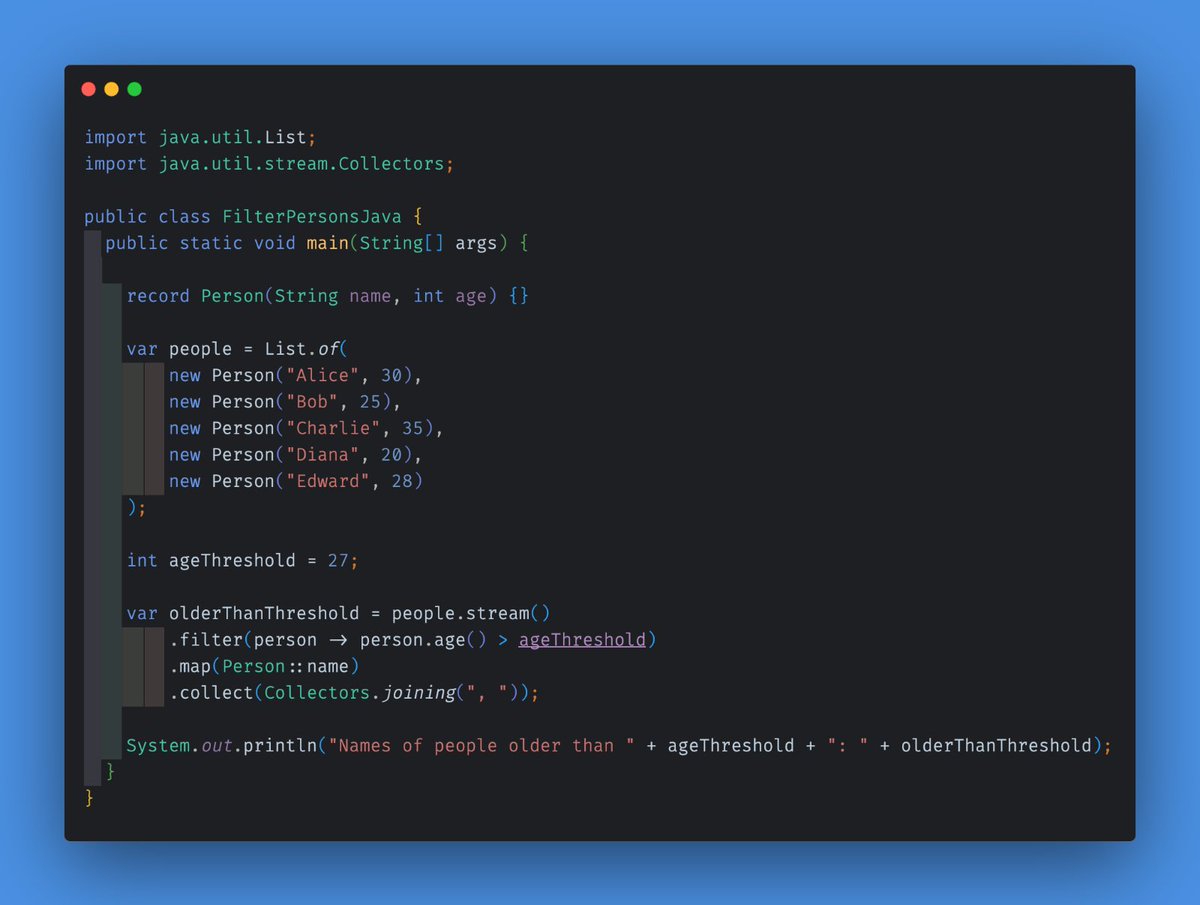 kumarmukesh_02's tweet image. Let's say you are a Java developer looking to take the next step and fully dive into functional programming. Don't be scared of Scala's syntax! Take a look - it's often more familiar than you might think! #Java30Countdown #functionalprogramming