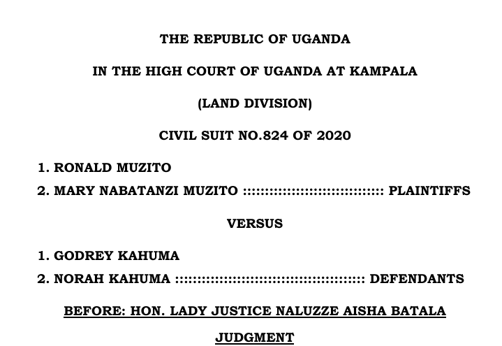 High Court Affirms that While Written Spousal Consent Is Required for Land Transactions, Proprietary Estoppel May Arise Where a Spouse Participates in or Benefits from the Transaction Even Without a Written Spousal Consent.

Imagine renting a piece of land and, over time, you
