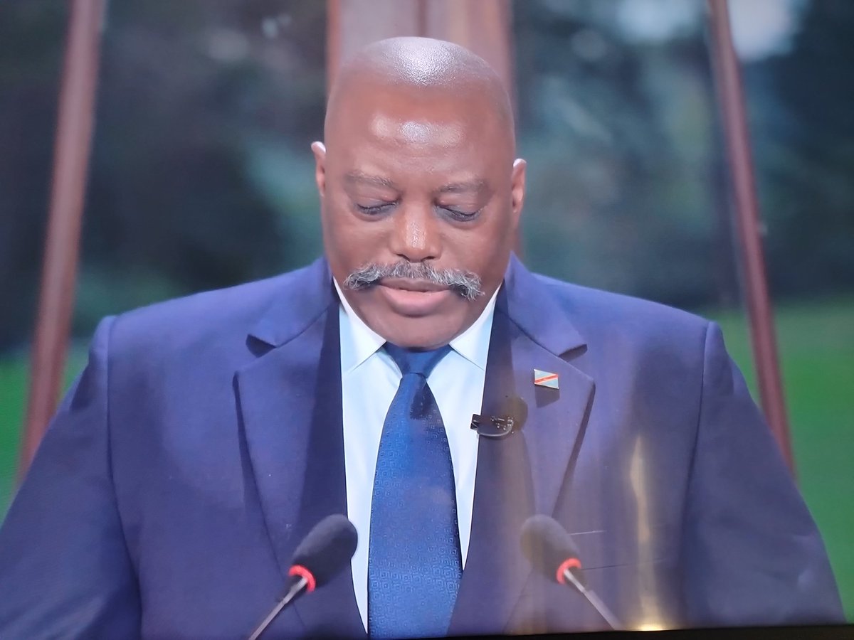 Enfin Kabila donne ses opinions chose que  Felix attendait...malheuresement il n'a pas condamné Kagame,il a parlé des actions de la main Noire et en plus de 12 axes en oubliant le changement de la constitution et n'a pas dit que Dieu benisse le Congo .
