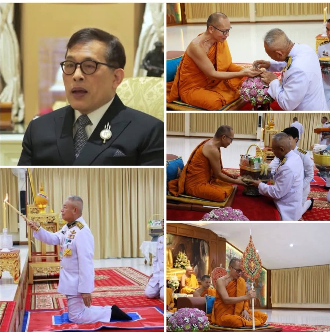 ✨🙏💡 ๒๓ พฤษภาคม​ ๒๕๖​๘​ พระบาทสมเด็จพระเจ้าอยู่หัว ทรงพระกรุณาโปรดเกล้าฯให้ เชิญผ้าไตร น้ำสรง พร้อมเครื่องสักการะ ไปถวายแด่พระราชวชิโรดม (สุพล ขนฺติพโล) เนื่องในโอกาสวัฒนมงคล ๖๕ ปี ณ วัดเทพเจติยาจารย์ อำเภอจอมทอง จังหวัดเชียงใหม่
#เรารักสถาบันพระมหากษัตริย์