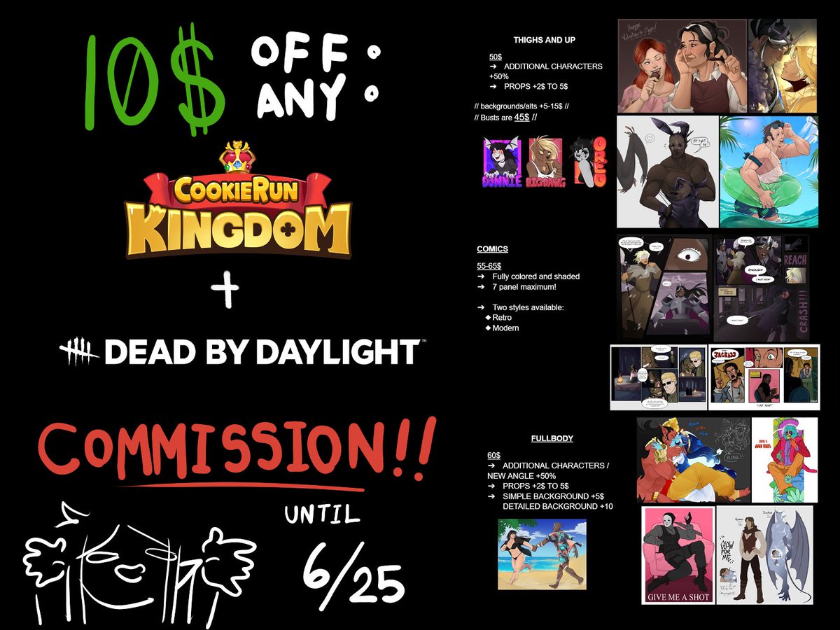 gravy_side's tweet image. ๐ธ๐ธ SALE ALERT ๐ธ๐ธ
Until: 6/25
#cookierunkingdom #DeadbyDaylight