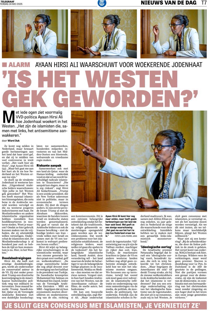 Dank <a href="/Ayaan/">Ayaan Hirsi Ali</a>. Lezen lieve mensen