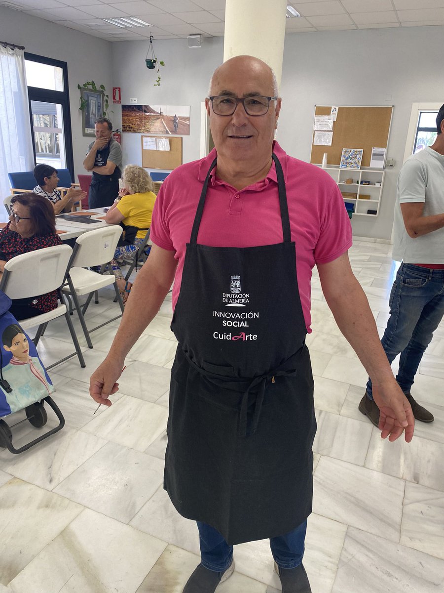 Jesús Baca (@jbacmar) on Twitter photo El fomento de la artesanía provincial y el cuidado de nuestros mayores se unen el proyecto CuidArte de #InnovacionSocial de la Diputación de Almería en colaboración con el Ayuntamiento de Huércal.
<a href="/JaviAurelianoG/">Javier A. García</a> <a href="/dipalme_almeria/">Diputación Almería</a> <a href="/huercalalm/">Ayto Huércal Almería</a> El fomento de la artesanía provincial y el cuidado de nuestros mayores se unen el proyecto CuidArte de #InnovacionSocial de la Diputación de Almería en colaboración con el Ayuntamiento de Huércal.
<a href="/JaviAurelianoG/">Javier A. García</a> <a href="/dipalme_almeria/">Diputación Almería</a> <a href="/huercalalm/">Ayto Huércal Almería</a>
