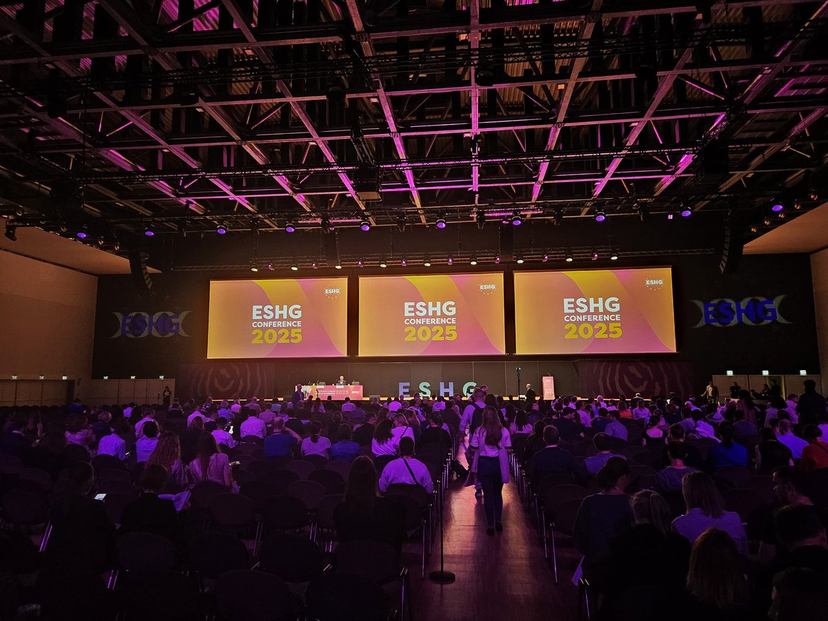 Barbarii Teodora (@teodorabarbarii) on Twitter photo The #ESHG2025 Conference has officially kicked off! Excited for 4 full days of groundbreaking research in genomics! <a href="/eshgsociety/">European Society of Human Genetics (ESHG)</a> <a href="/eshg_young/">eshg_young</a> The #ESHG2025 Conference has officially kicked off! Excited for 4 full days of groundbreaking research in genomics! <a href="/eshgsociety/">European Society of Human Genetics (ESHG)</a> <a href="/eshg_young/">eshg_young</a>
