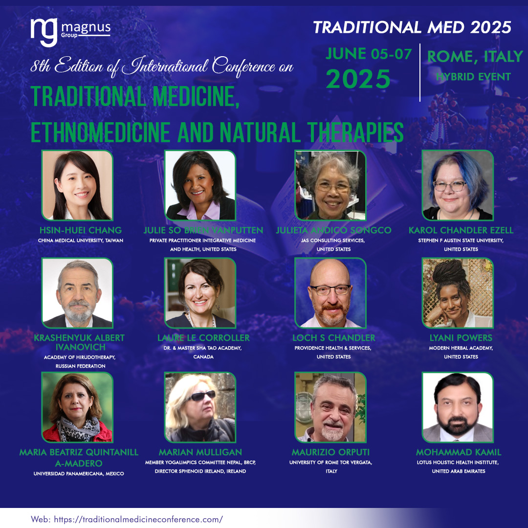 🌿 Mark your calendars! The <a href="/Traditionalcof/">Traditional Med</a>  2025 by <a href="/magnus_group/">Magnus Group</a> is set for June 5–7, 2025, live from Rome and online.
🔗 Don’t wait—book your spot today: traditionalmedicineconference.com/register