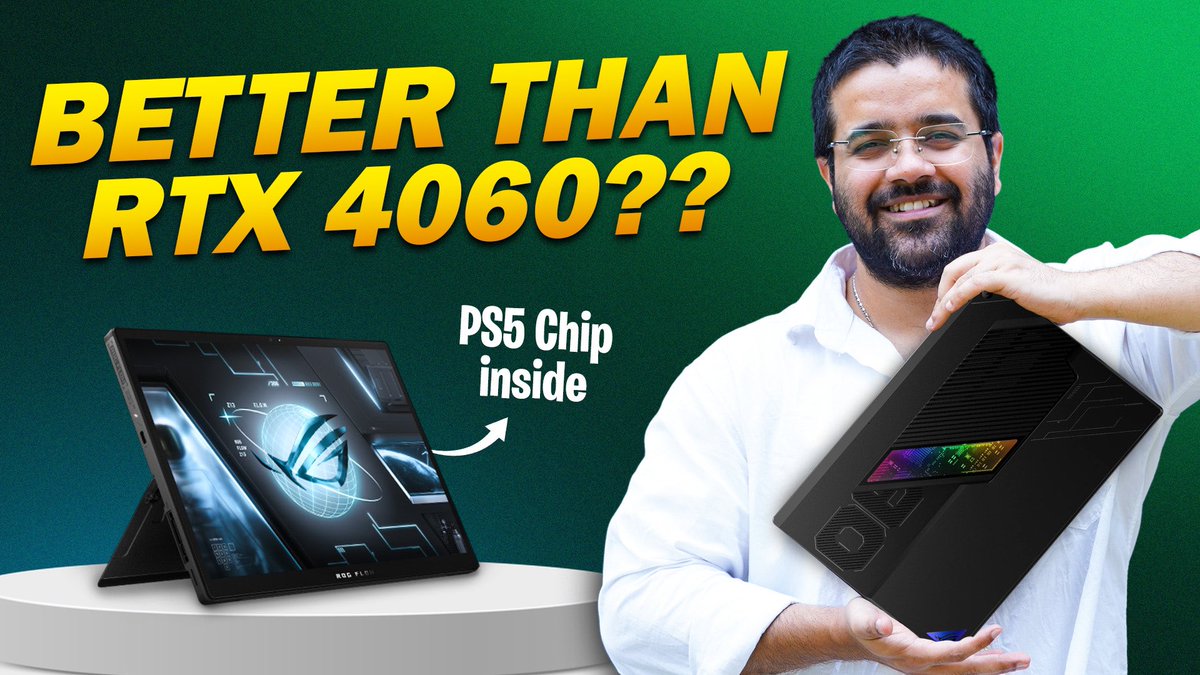 digitindia's tweet image. ASUS ROG Flow Z13 (2025) packs a 12-core Ryzen AI Max chip, Radeon 8050S graphics, and a 70W power limit — all inside a tablet. But Can it really match RTX 4060 laptops? 
Watch full review to find out - youtu.be/Juu09s6nPIM?si…

#ROGFlowZ13 #ASUStablet #GamingTablet #TechReview