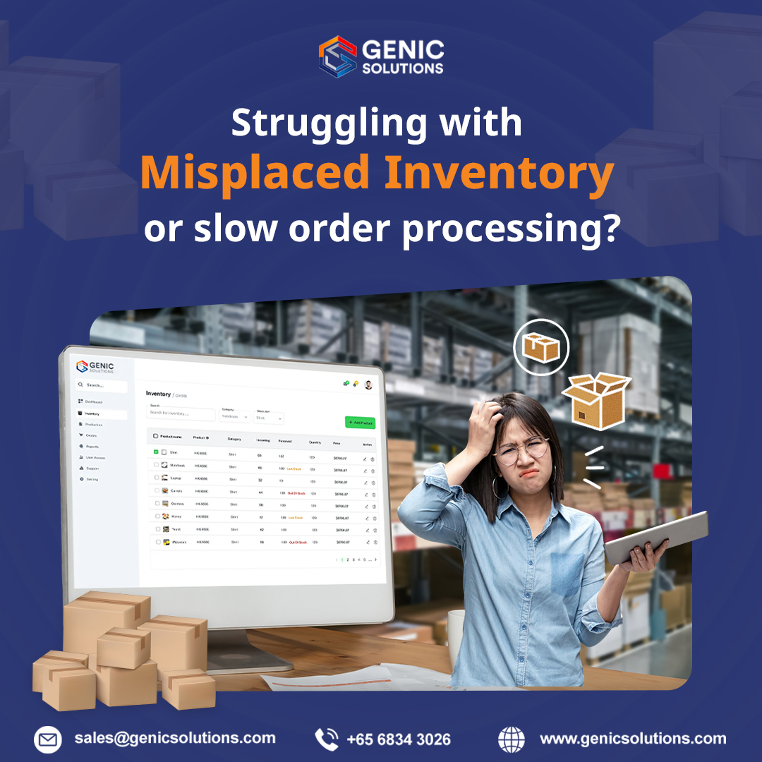 GenicSolutions's tweet photo. Tired of inventory headaches?

Genic’s Warehouse Management feature fixes that.
📍 Track every item by location
📦 Manage stock across multiple warehouses
📈 Boost inventory accuracy by up to 95%
🚀 Ready to take control?
👉 Explore the feature : https://t.co/s9eqkLdj5m https://t.co/YgFr41EKcP
