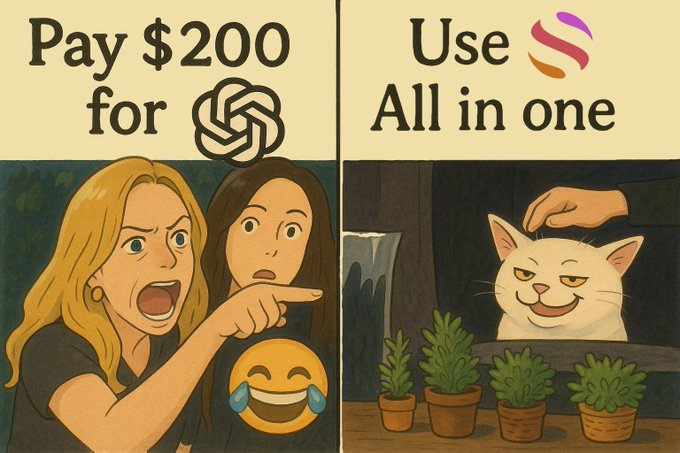 aftahi_ai's tweet photo. I don't understand why people are paying for ChatGPT every month

when you can have all this functionality in one place

Here's how to use it↓ https://t.co/ZbmQ3bZYmU