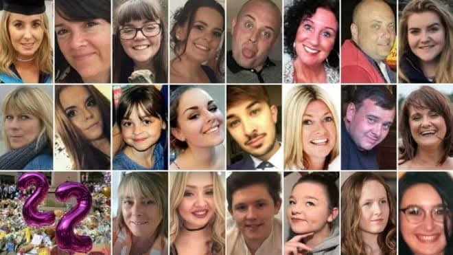 ScottBrerton's tweet image. Eight years ago today, Great Harwood chose love not hate, and came together on the Towngate to remember those killed and injured in the Manchester terrorist attack.❤️🐝