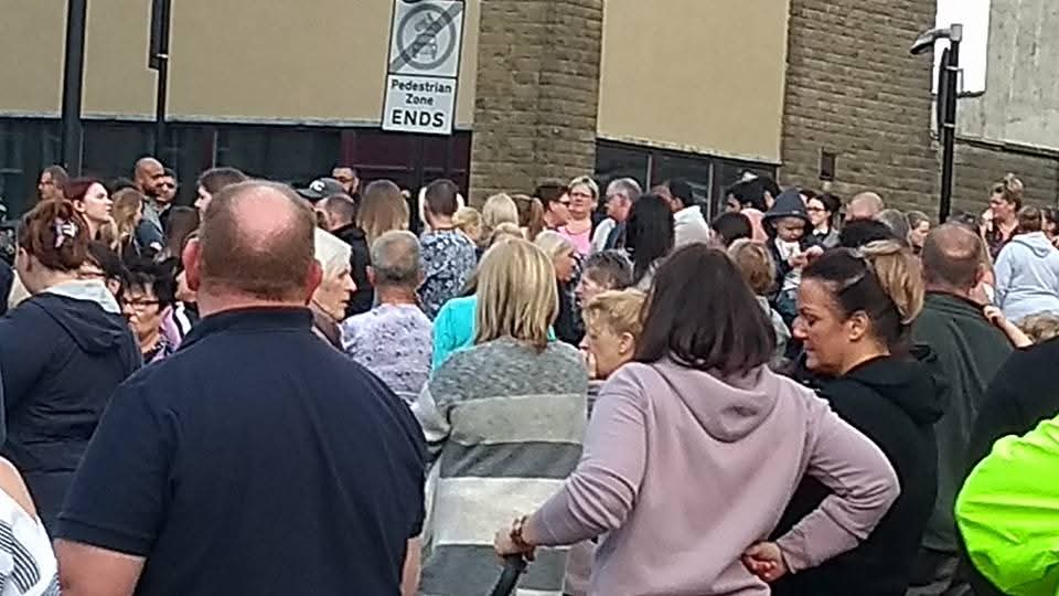 ScottBrerton's tweet image. Eight years ago today, Great Harwood chose love not hate, and came together on the Towngate to remember those killed and injured in the Manchester terrorist attack.❤️🐝