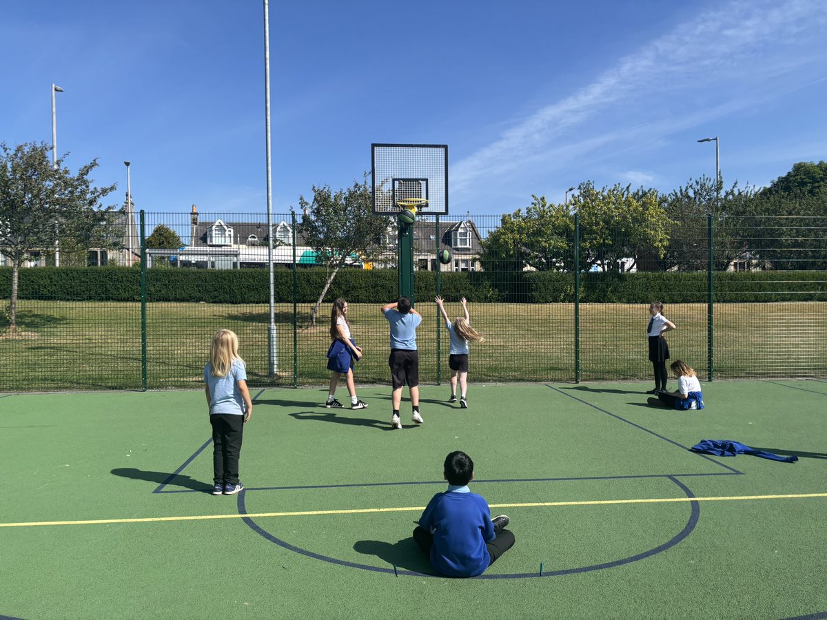 StJohnsPSAyr's tweet photo. Follow your own Friday. 38 children in P5-7 chose to come to MUGA maths project and learn how to work out averages and accuracy when scoring. 👏🏻 #MetaSkills #LearnerAgency https://t.co/u3KeNKtcxl