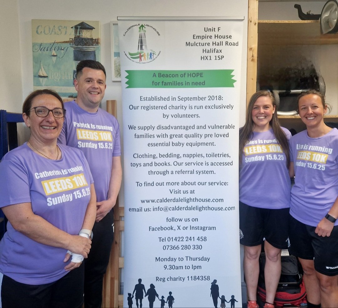 Calderlighthous's tweet image. Please sponsor these wonderful humans as they run the @Leeds10k on 15.6.25 for our charity.

localgiving.org/Belles10k

All funds raised will help families in need.

Thank you!