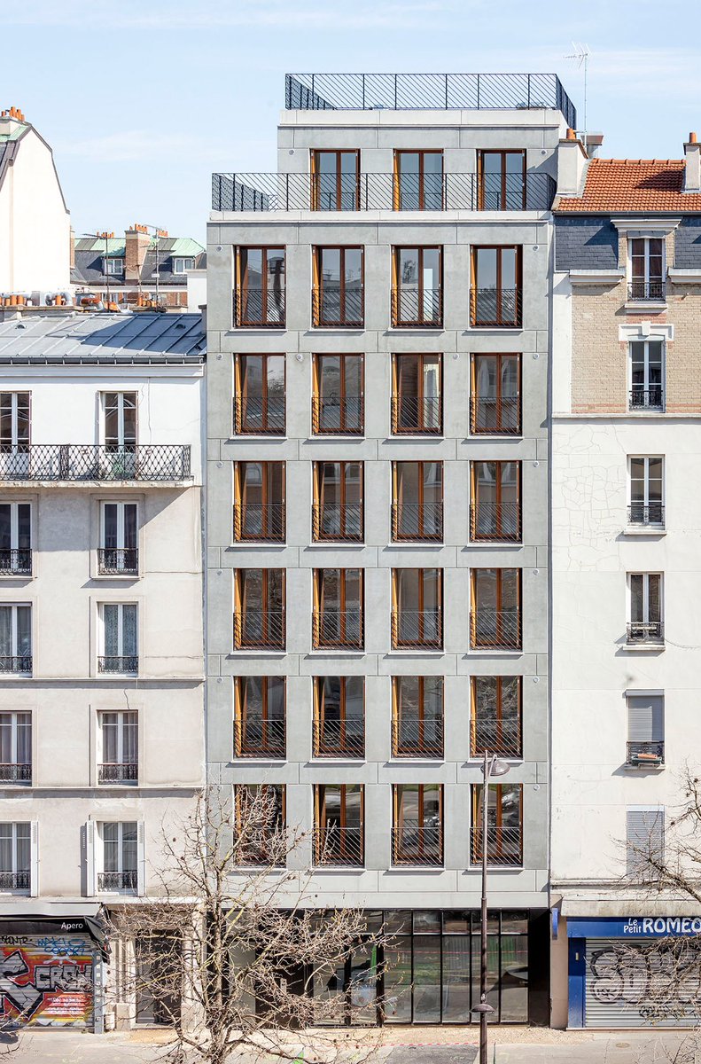15 social housing apartments in Paris by MAO Architects

Again, a stone facade with timber shutters

Building cost = €1.9m