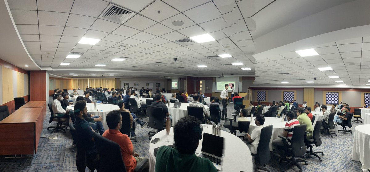 msjsr's tweet image. A vibrant Saturday morning in Hyderabad! What more could one ask for than the energy of 150+ tech enthusiasts coming together to explore and learn about AI through community-driven sessions?  @tech_mahindra TMLW campus. #gittogether  @yashrajnayak @tanmaivadloori