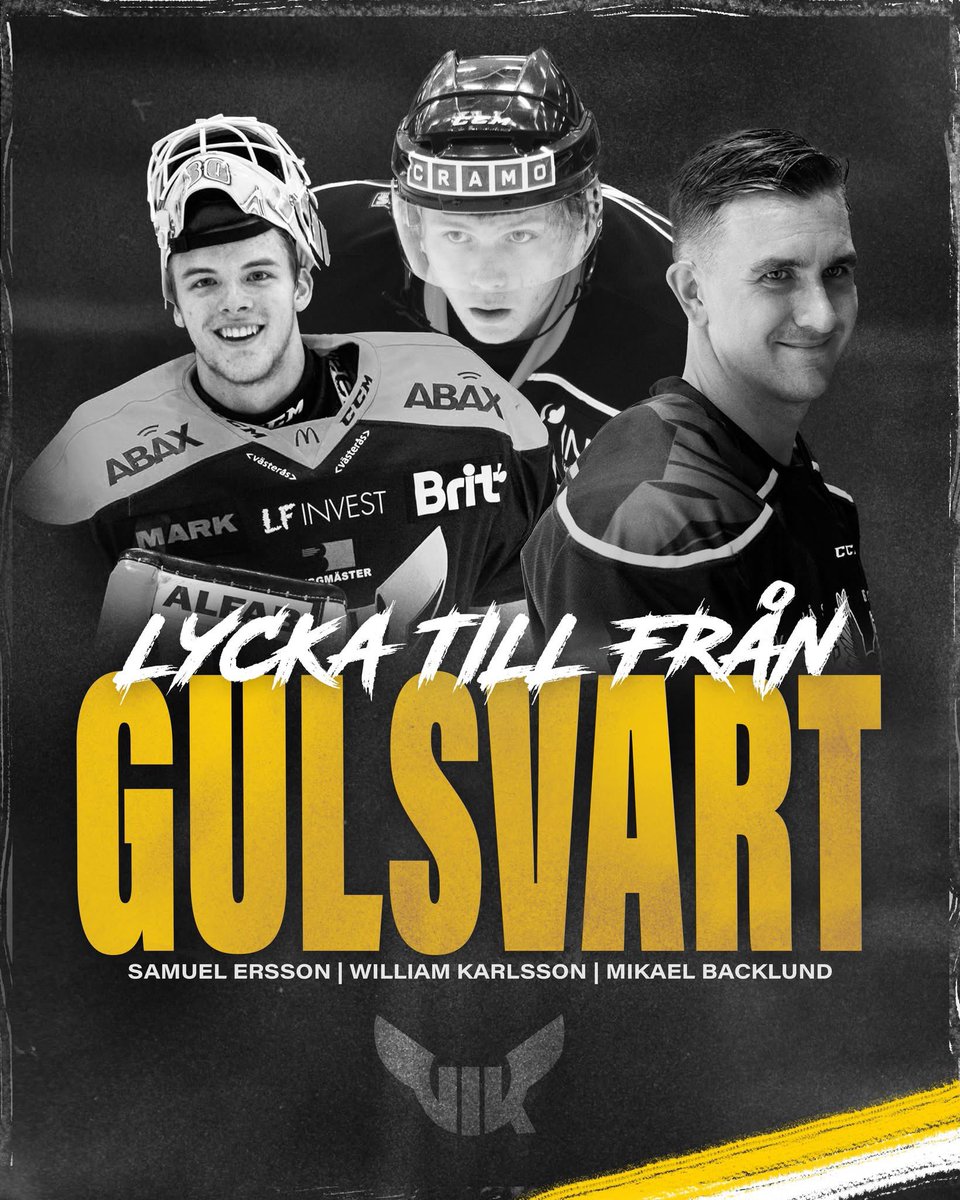 Stort lycka till inför dagens semifinal mot USA 🇸🇪🇺🇸

#hockeyvm2025 #västeråsik #gulsvart