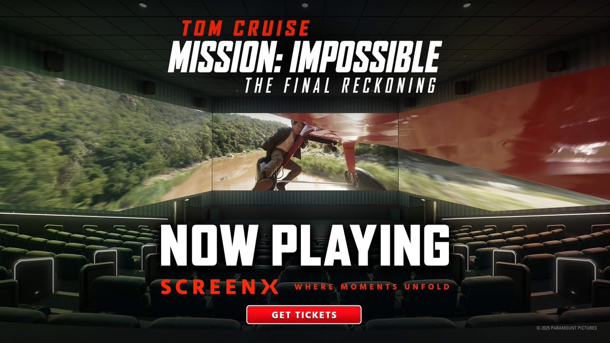 Here’s how these epic scenes look across THREE massive screens! 

Don’t miss the action — catch it in #ScreenX exclusively at GSC 1 Utama &amp; Aurum Theatre, The Exchange TRX today! 🎬💥

Psst… for just RM50, enjoy in luxury with reclining seats plus your choice of a snack &amp; drink