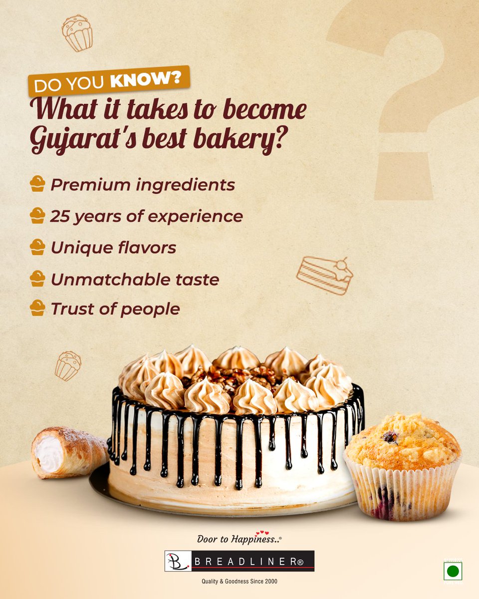 Breadliner1's tweet image. For 25 years, we've been more than a bakery; we've been part of your celebration. And that's a flavor no secret ingredient can replicate.

#Breadliner #bakeryofindia #cakes #bestbakery #celebratewithus #bestintown #suratbaker