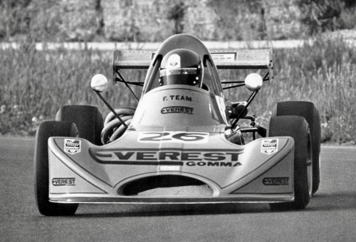 #HappyBirthday Lamberto Leoni, 72. A winner in #F2 (Misano ’77) &amp; a podiumer in #F3000 (Pau &amp; Österreichring ’85), he struggled in #F1, entering 5 GPs in ’77 &amp; ’78, DNQ-ing in 3 &amp; DNS-ing in one. He then became a powerboat racer. Pic: Leoni in a March 743 #F3 car in ’74.