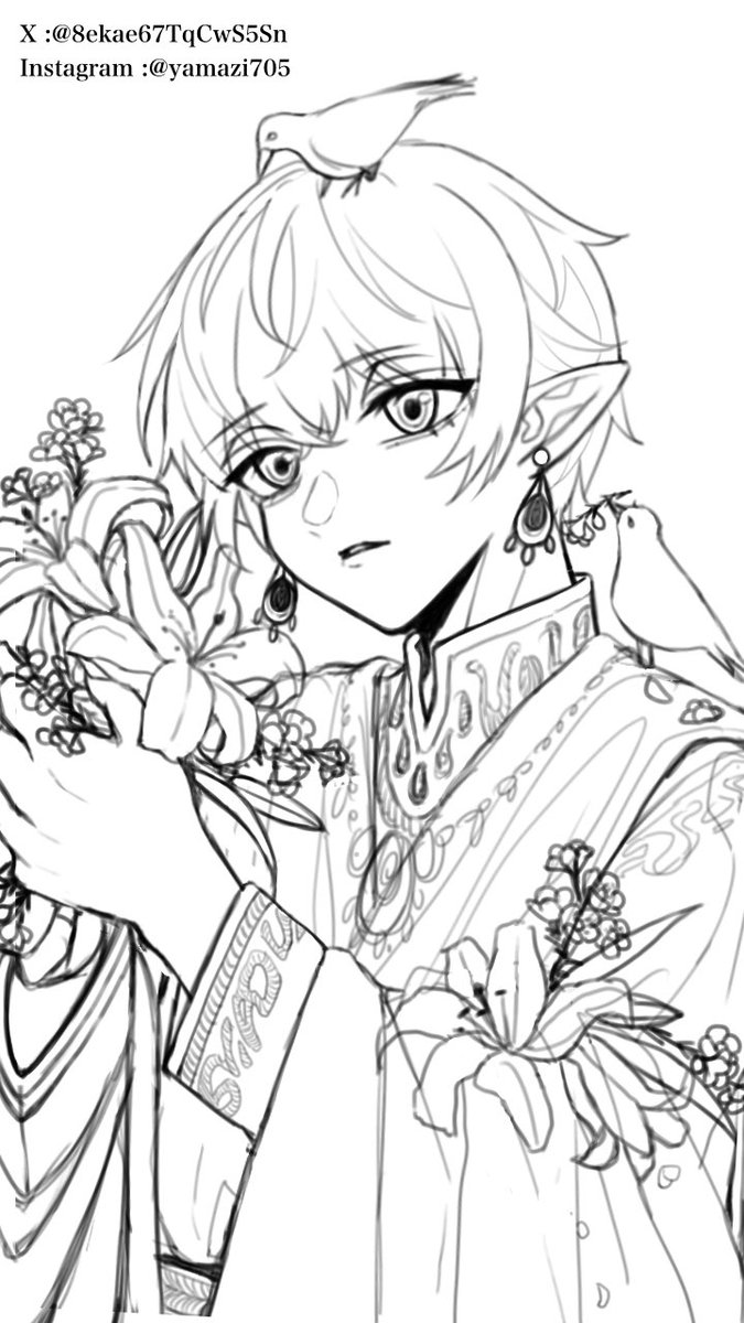 8ekae67TqCwS5Sn's tweet image. #wip #oc #創作
下書き