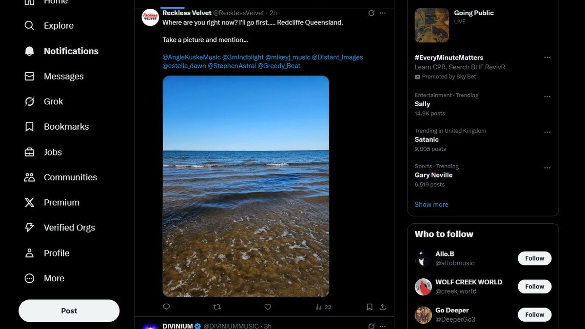 Stephen W. Foster 🎶 #Astral Rock 'Over The Edge' (@stephenastral) on Twitter photo <a href="/RecklessVelvet/">Reckless Velvet</a> <a href="/AngieKuskeMusic/">Angie Kuske rhymes with husky🎶 🇺🇦</a> <a href="/3mindblight/">3Mind Blight</a> <a href="/mikeyj_music/">Mikey J 🎶🎸 - Made in China Out Now!!</a> <a href="/Distant_Images/">DistantImagesMusic</a> <a href="/estella_dawn/">Estella Dawn</a> <a href="/Greedy_Beat/">TheGreedyBeatSyndicate</a> I'm in my studio, 8.13am with my coffee wake up juice
<a href="/ruhum_muzik/">RUHUM MUZIK</a> <a href="/RoseFin50730711/">RFBoost - (not here much!)</a> <a href="/SilverbirdRock/">Silverbird</a> <a href="/WIGzRADiO/">SHE LOVES 2 SHOP</a> <a href="/RecklessVelvet/">Reckless Velvet</a> <a href="/AngieKuskeMusic/">Angie Kuske rhymes with husky🎶 🇺🇦</a> <a href="/3mindblight/">3Mind Blight</a> <a href="/mikeyj_music/">Mikey J 🎶🎸 - Made in China Out Now!!</a> <a href="/Distant_Images/">DistantImagesMusic</a> <a href="/estella_dawn/">Estella Dawn</a> <a href="/Greedy_Beat/">TheGreedyBeatSyndicate</a> I'm in my studio, 8.13am with my coffee wake up juice
<a href="/ruhum_muzik/">RUHUM MUZIK</a> <a href="/RoseFin50730711/">RFBoost - (not here much!)</a> <a href="/SilverbirdRock/">Silverbird</a> <a href="/WIGzRADiO/">SHE LOVES 2 SHOP</a>