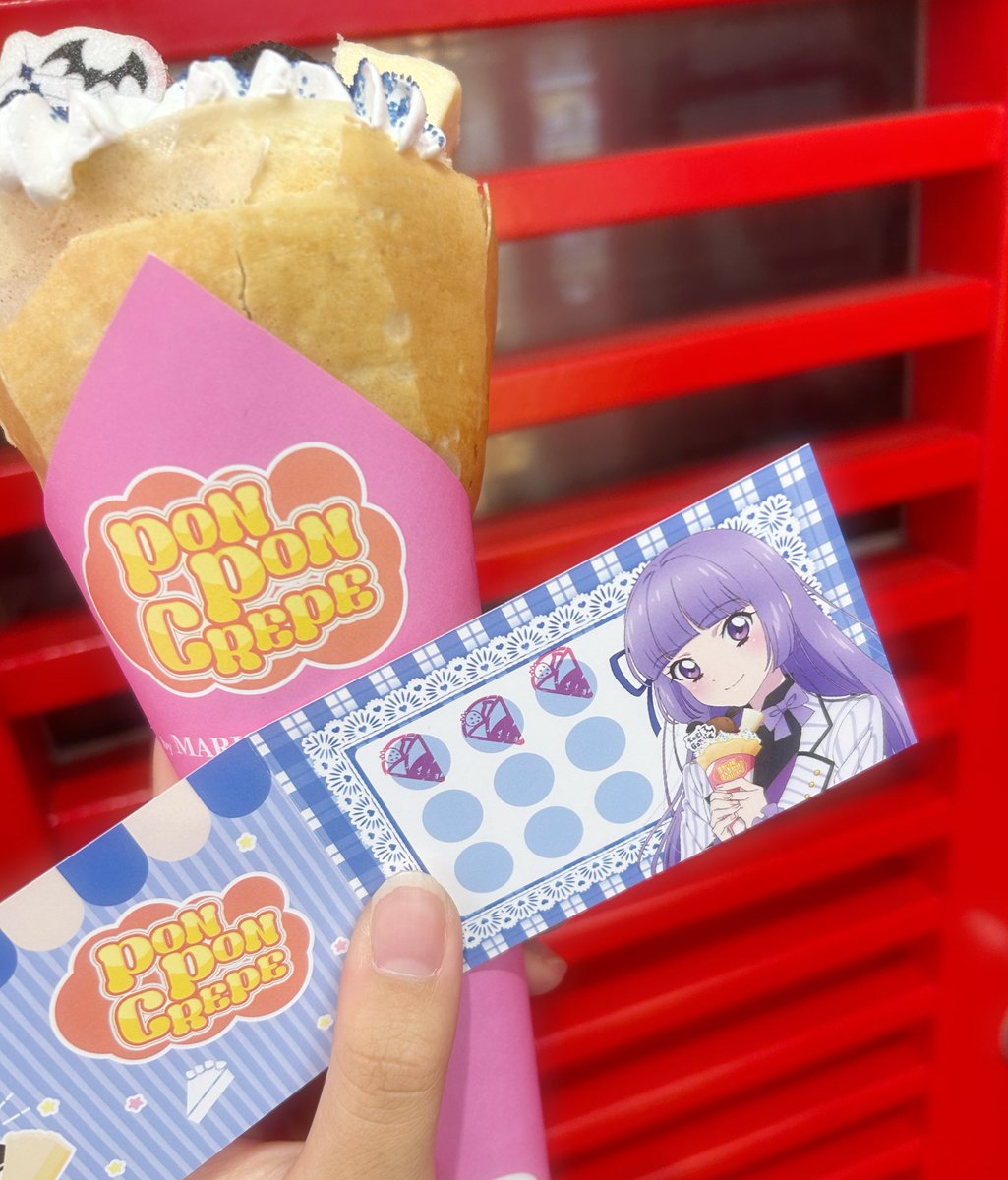 滑り込みで行ってきました👊🏻🎶
ロリゴシックのクレープ頼んだらスミレちゃん来てくれてびっくり😳💜