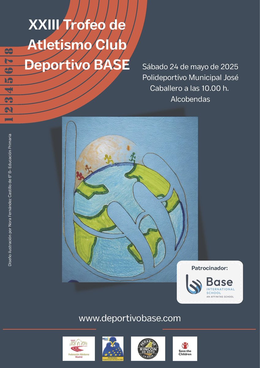 Hoy jornada en el ya tradicional Trofeo Colegio Base. A disfrutar de una gran fiesta del  atletismo de menores.