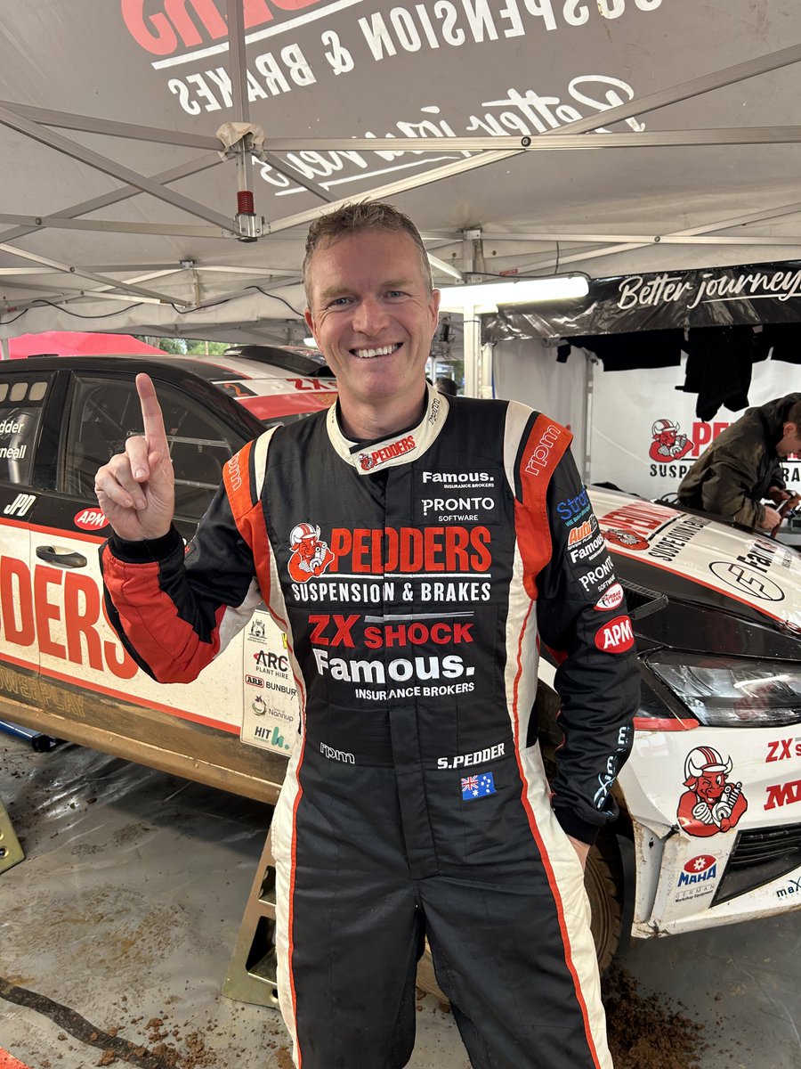 Another stage, another shake up in the standings - Scott Pedder's win puts him on top with two stages to go.

⬆️ Pedder into P1 📸
⬇️ Paddon into P2
⏱️ 0.4 seconds the difference 
 
Get the full results via the Subaru Results Hub 

rally.com.au/results

#ForestRally #ARC