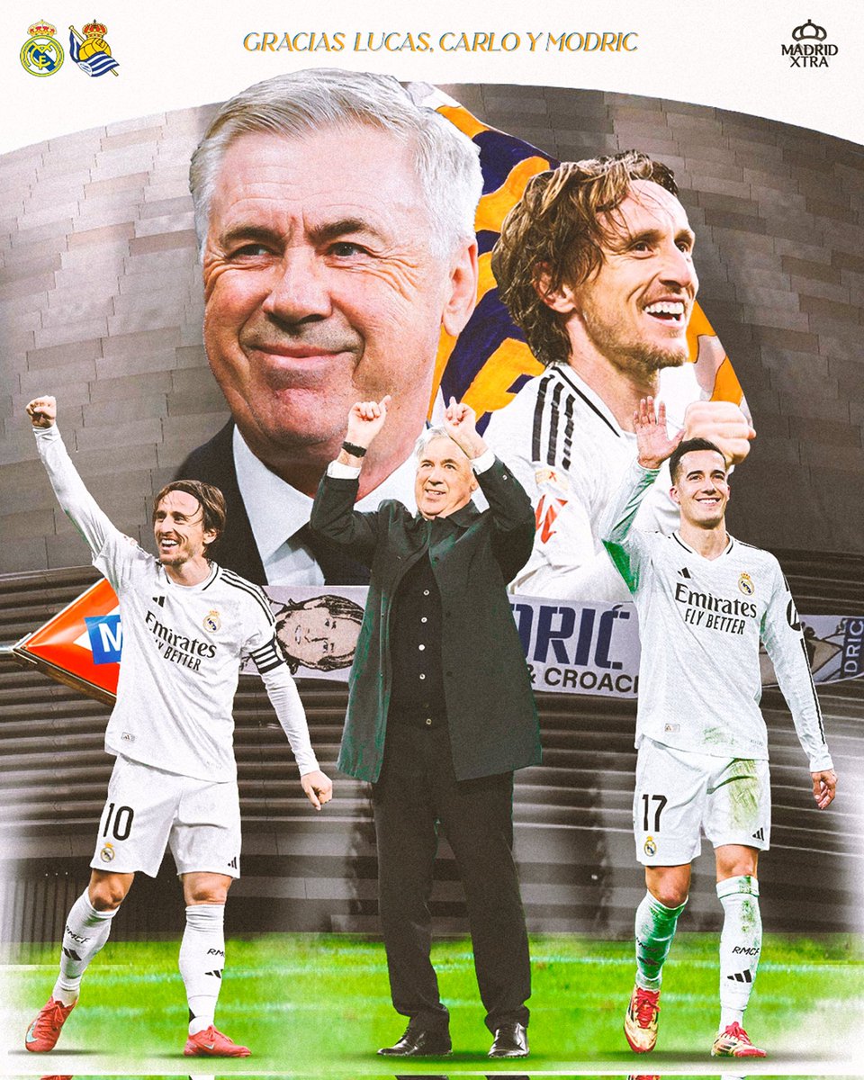 RealBelgique (@belgique_real23) on Twitter photo ⚪ MATCHDAY 🟡
🗯 | Live tweet ❌️
🎙 | Avant-match ❌️ (Heure 🇪🇦)
🎙 | Debrief ❌️
🏆 | J38 la Liga 🇪🇦
⏰ | 16H15 (Heure 🇪🇦)
🏟 | Santiago Bernabeu
🆚 | <a href="/RealSociedadFR/">Real Sociedad 🇫🇷</a>
📺 | <a href="/beinsports_FR/">beIN SPORTS</a> <a href="/DAZN_BEFR/">DAZN Belgique</a>
#️⃣ | #RealMadridRealSociedad #HalaMadrid ⚪ MATCHDAY 🟡
🗯 | Live tweet ❌️
🎙 | Avant-match ❌️ (Heure 🇪🇦)
🎙 | Debrief ❌️
🏆 | J38 la Liga 🇪🇦
⏰ | 16H15 (Heure 🇪🇦)
🏟 | Santiago Bernabeu
🆚 | <a href="/RealSociedadFR/">Real Sociedad 🇫🇷</a>
📺 | <a href="/beinsports_FR/">beIN SPORTS</a> <a href="/DAZN_BEFR/">DAZN Belgique</a>
#️⃣ | #RealMadridRealSociedad #HalaMadrid