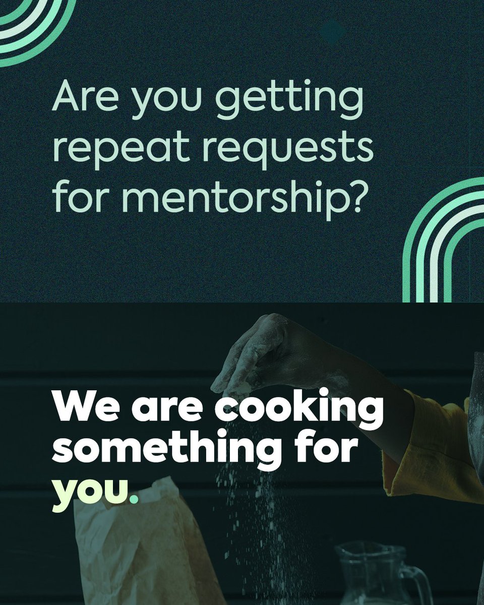 if you think there's a smarter way to handle the constant requests for mentorship. You're correct! #ReevarIsComing