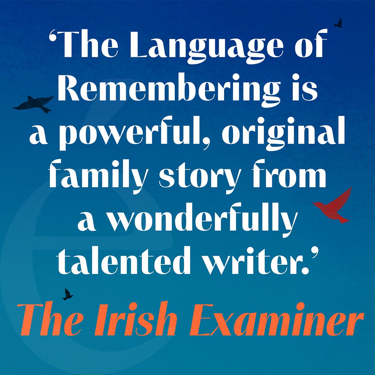 époque press (@epoque_press) on Twitter photo The Language of Remembering by <a href="/hollowaywriter2/">Patrick Holloway</a>
âThis is modern Irish Writing at its finestâ
âa powerful, original family storyâ
âan utterly readable book of real depthâ
Available from your local bookshop, as ePub or direct from us: epoquepress.com/online-store/T⊠The Language of Remembering by <a href="/hollowaywriter2/">Patrick Holloway</a>
âThis is modern Irish Writing at its finestâ
âa powerful, original family storyâ
âan utterly readable book of real depthâ
Available from your local bookshop, as ePub or direct from us: epoquepress.com/online-store/TâŠ