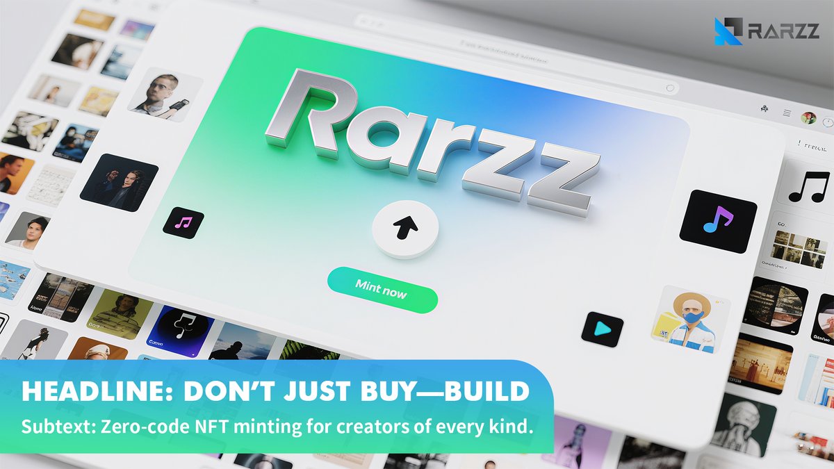 rarzz_1's tweet image. 🌐 Whether you&apos;re an artist, musician, or gamer, creating NFTs should be simple.
With Rarzz, mint your own NFTs—no code, no hassle, just creation.🖼📊
🎨 Build your digital legacy in minutes.

#NFTCreation #NoCodeMinting #CreatorTools #DigitalAssets #Rarzz