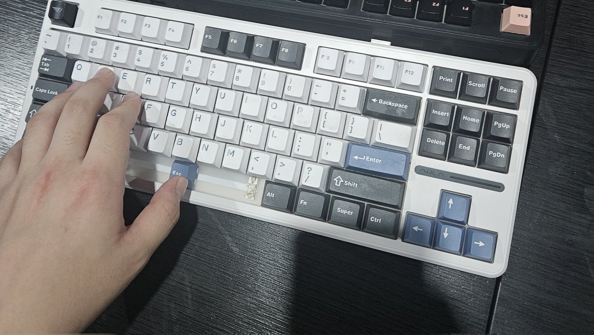 키 간섭 싫어서 스페이스바를 ESC키로 쓰는데
블랙홀 키링으로 하고싶다...
Space....bar잖아