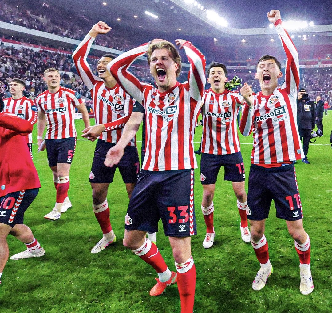 Michael Graham (@capt_fishpaste) on Twitter photo Back-to-back relegations, academy asset stripped, parachute payments stollen.
Today, #SAFC have a chance to complete a comeback story for the ages, achieved not by selling their soul, but reclaiming it. Not by buying it, but earning it.
Complete the story. ππ»π₯β¬οΈπ₯β¬οΈπ₯ Back-to-back relegations, academy asset stripped, parachute payments stollen.
Today, #SAFC have a chance to complete a comeback story for the ages, achieved not by selling their soul, but reclaiming it. Not by buying it, but earning it.
Complete the story. ππ»π₯β¬οΈπ₯β¬οΈπ₯